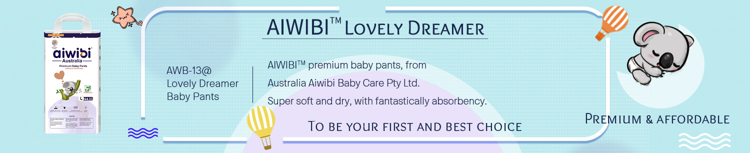 Celana Bayi Sekali Pakai AIWIBI Premium Dengan Daya Serap Super Agar Tetap Kering