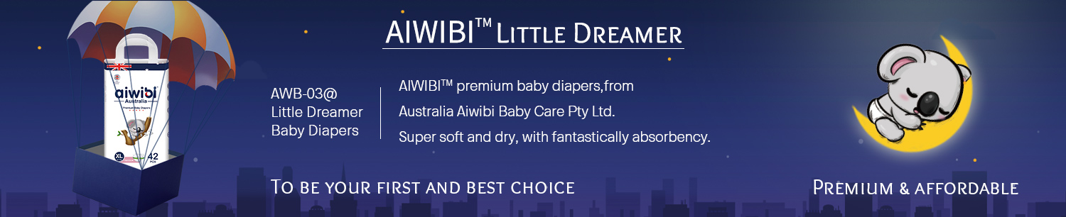 Popok Bayi Bernapas Premium Sekali Pakai Dengan Karet Pinggang Elastis