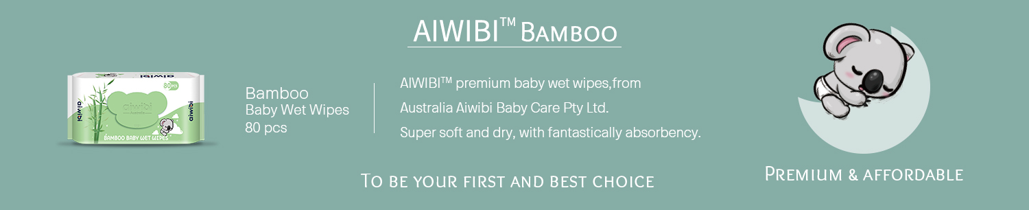 Tisu Basah Bayi 100% Bambu 80 Pcs