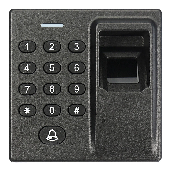 Kunci Pintu Perangkat Kontrol Akses Sidik Jari dengan USB