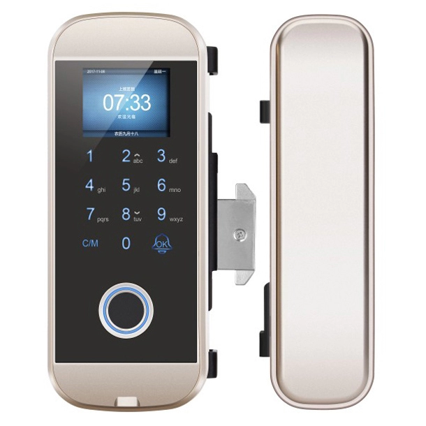 Sistem Masuk Pintu Tanpa Kunci RFID dengan Kunci Pintu Digital Layar Sentuh