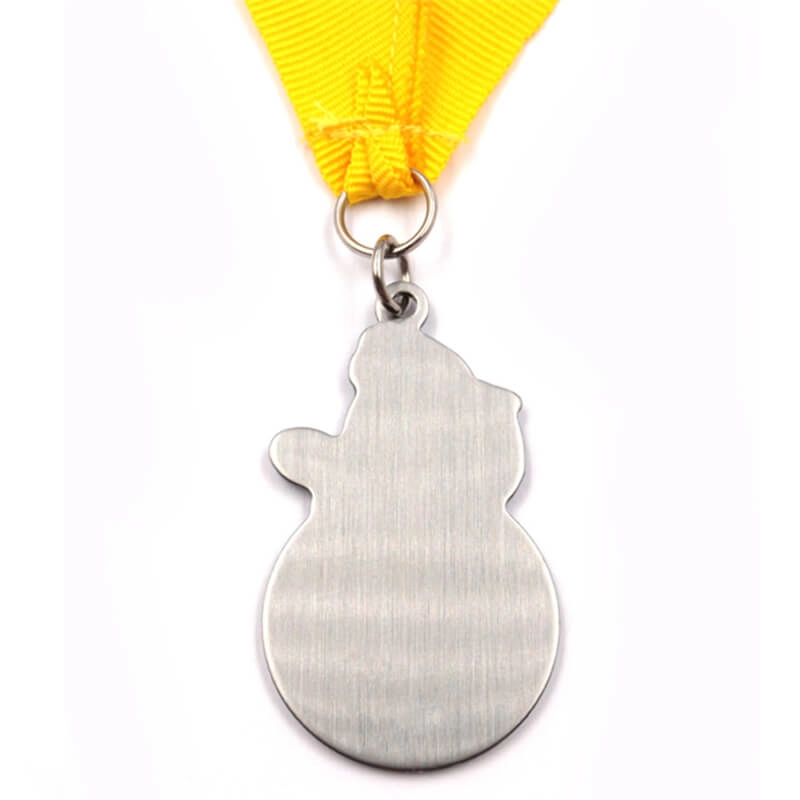 Personalisasi medali logam mouse logo epoksi