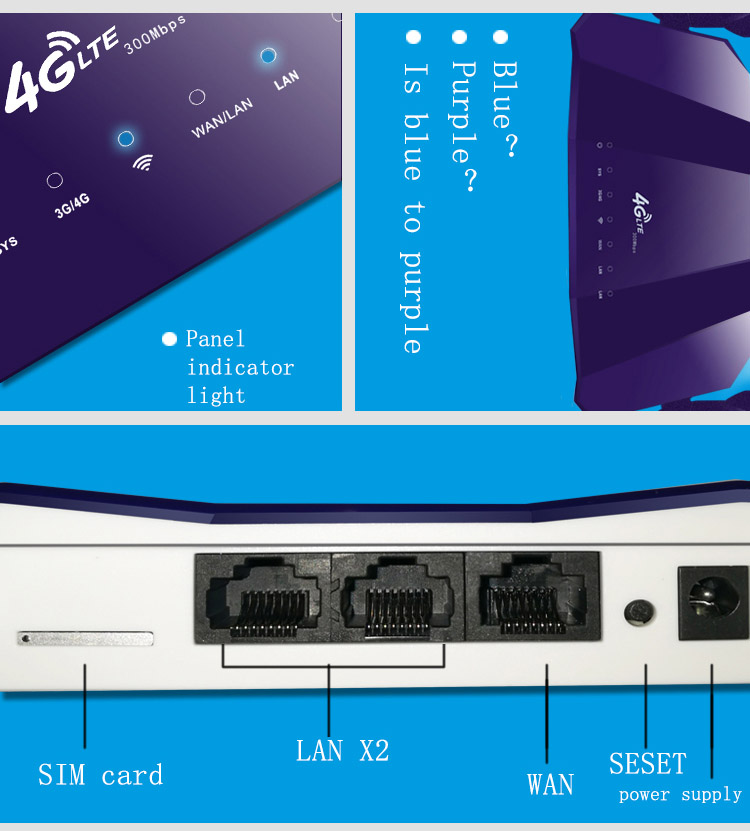 Router nirkabel GSM R109A Office TD-LTE 4G