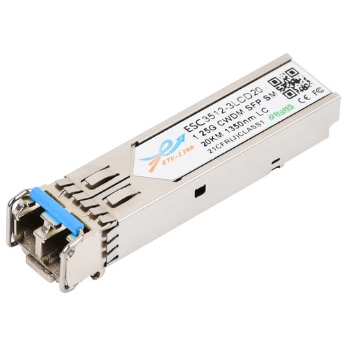 Pemancar Optik 1.25G CWDM SFP 20KM LC